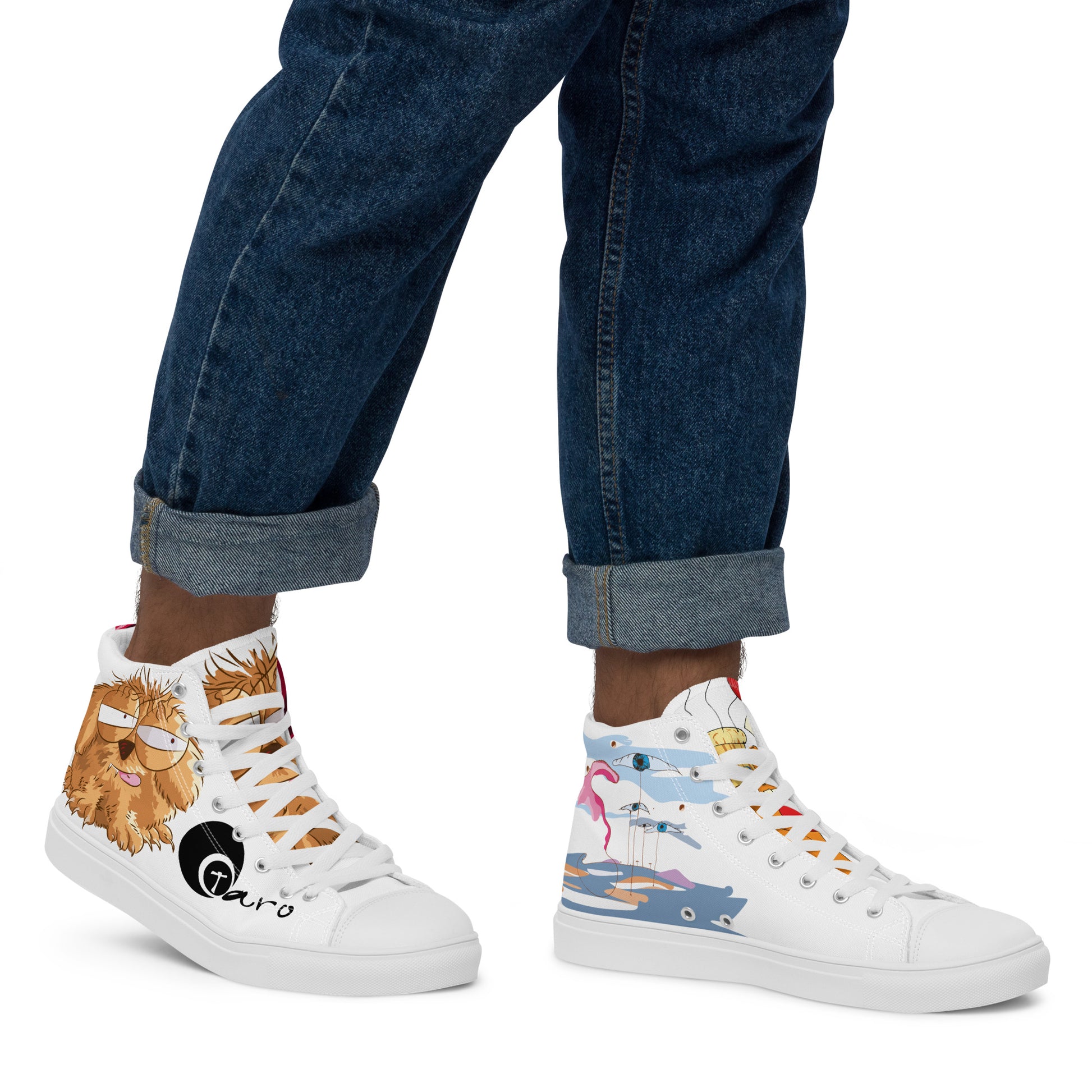 Zapatillas de lona de caña alta para hombre - Main Image